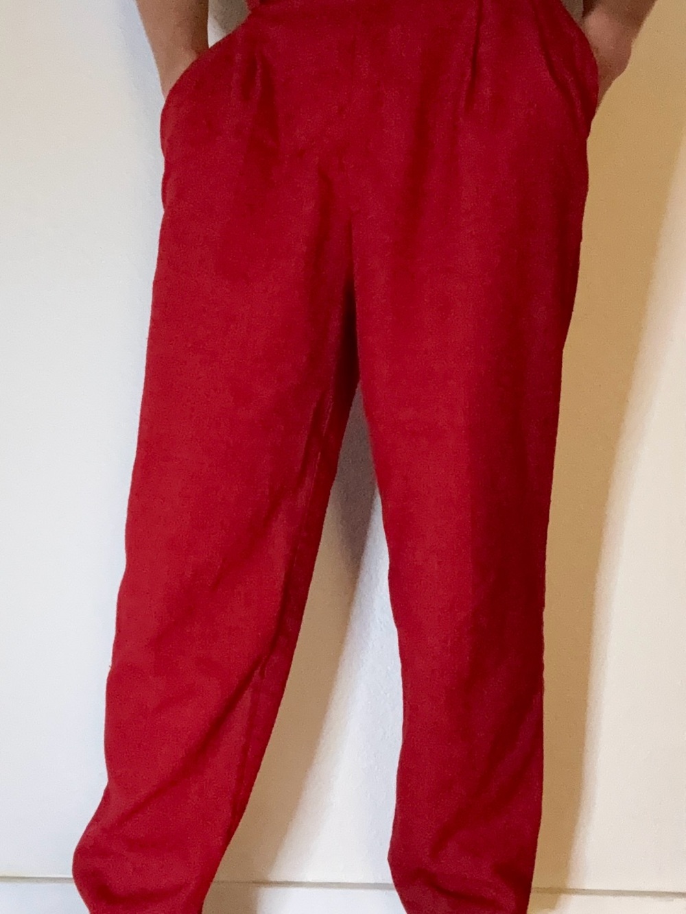 Vintage Ship n’ Shore Red Slacks, size 8
